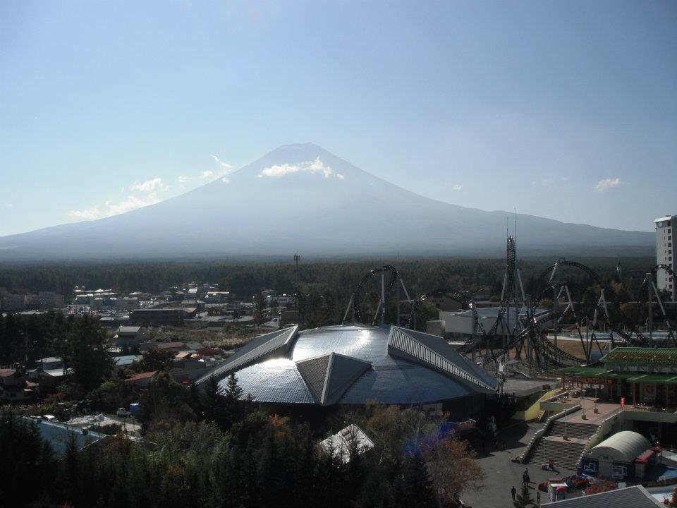 観覧車から見えた富士山